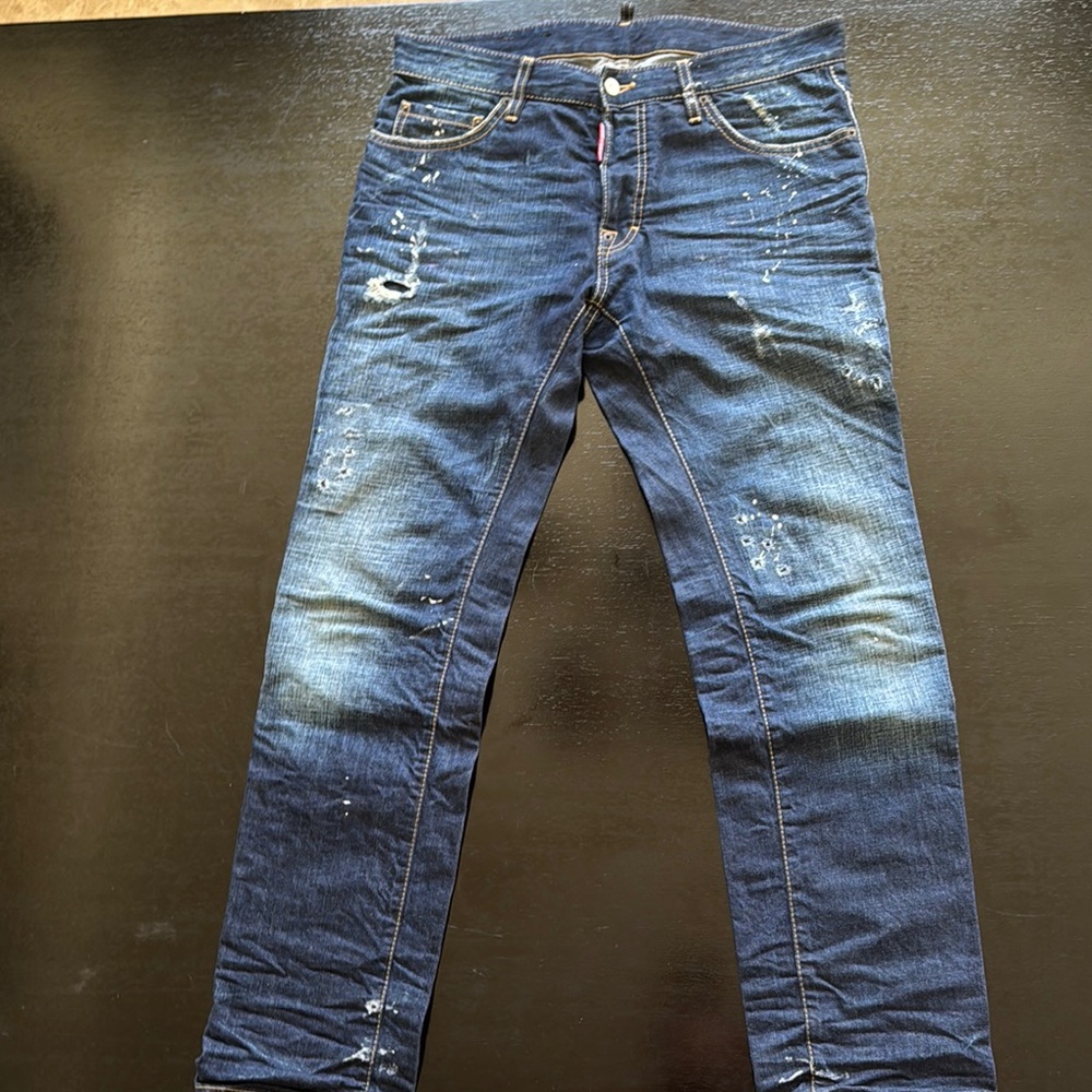 Dsquared - Men's Distressed Blue Jeans